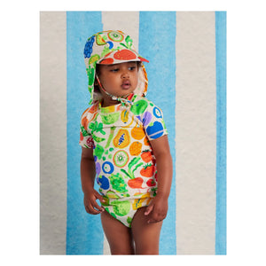 Halcyon Nights - Fruit Recycled Fiber UV Protection Bath T-Shirt | Ecru