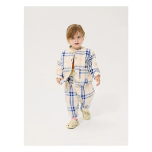 Bobo Choses - Organic Cotton Checkered Pants | Off-white