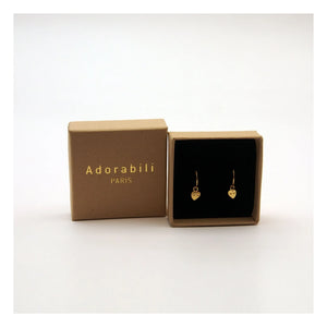 Adorabili - Heart Earrings | Gold