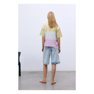 the new society - Cotton Bermuda Shorts | Denim Blue