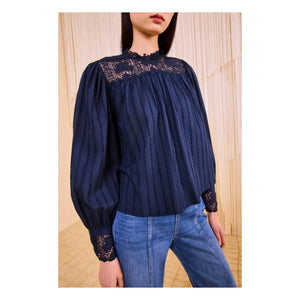 Ulla Johnson - Cornelia bluz | Gece mavisi