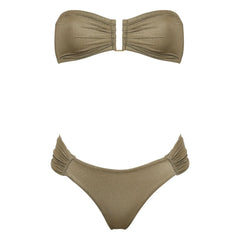 Lison Paris - Calvi Swimsuit Top | Khaki