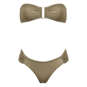 Lison Paris - Calvi Swimsuit Top | Khaki