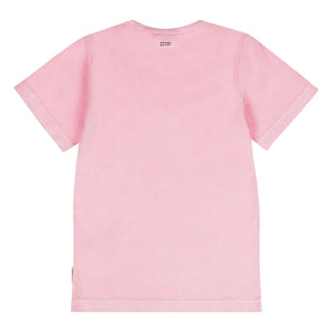 Tumble N'Dry - Embossed T-Shirt Vibrant Organic Cotton | Pink