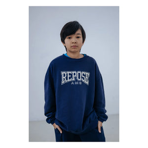 Repose AMS - Cozydrop REPOSE AMS Organic Cotton Sweatshirt | Navy Blue