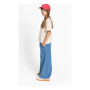 Smallable Kid - Liv Organic Cotton T-Shirt | Cream