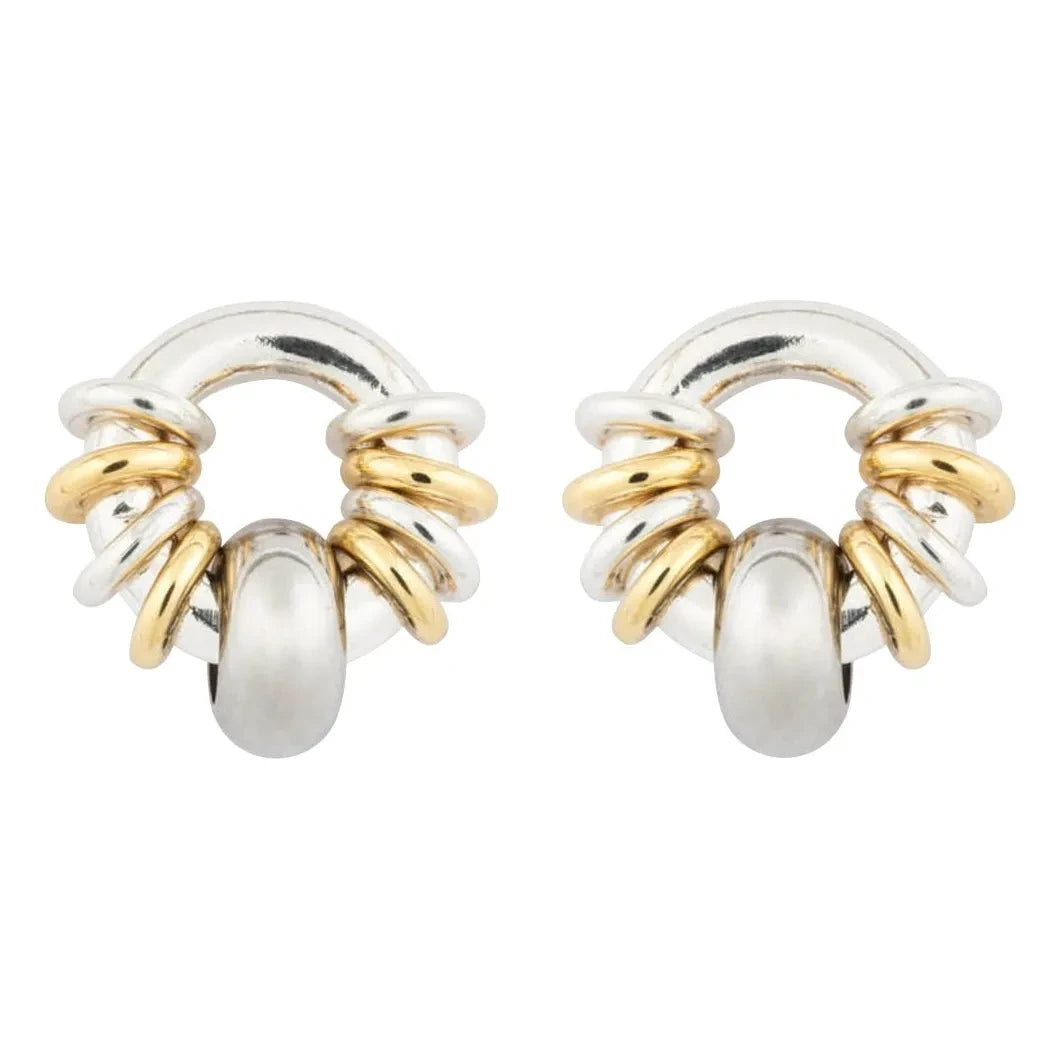 Sigal - Donut Baby Earrings | Silver