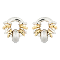 Sigal - Donut Baby Earrings | Silver