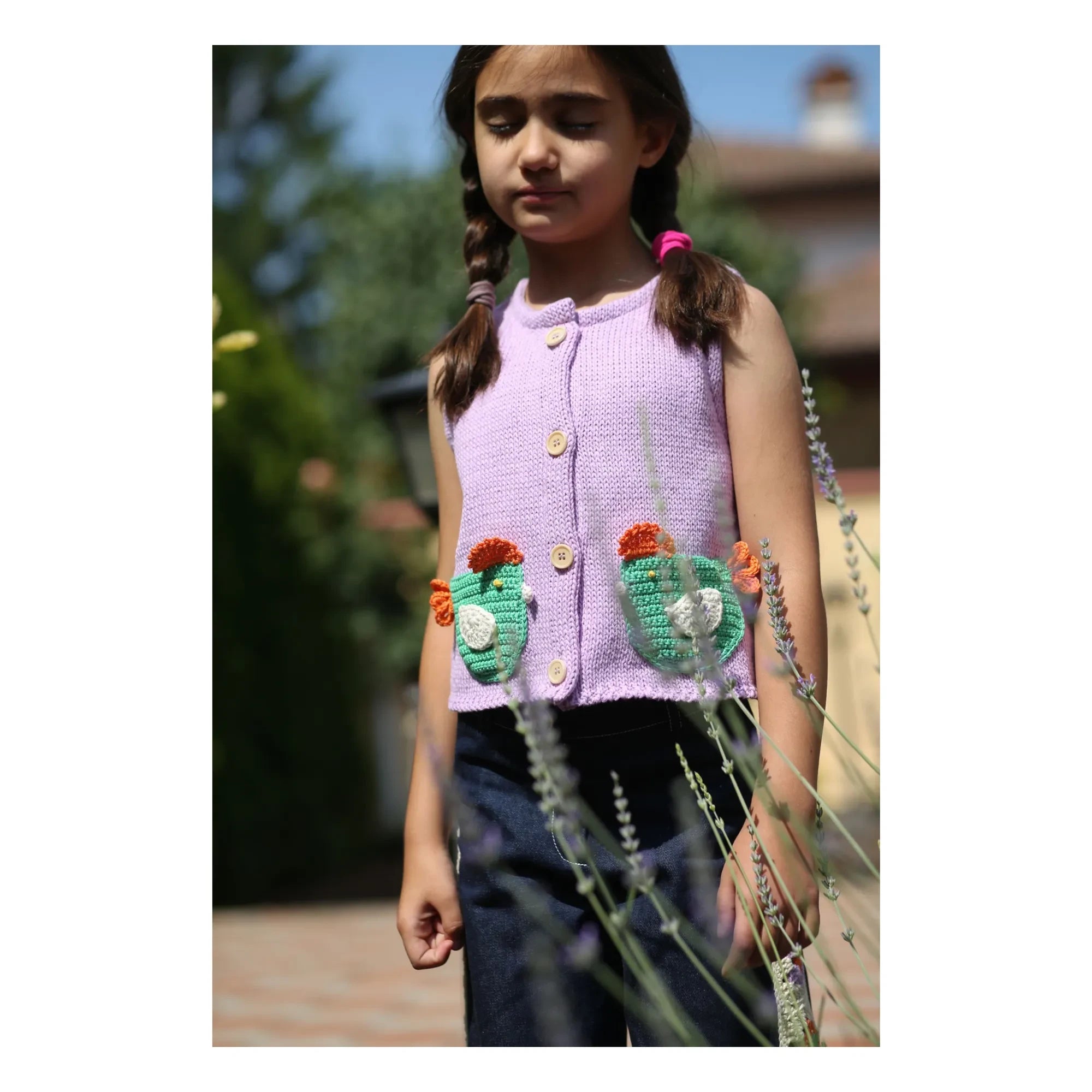 Kalinka - Arda Sleeveless Vest | Mauve