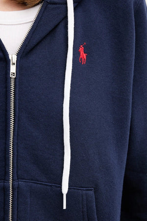 Polo Ralph Lauren Kadın Kapüşonlu Fermuarlı Pamuklu Sweatshirt