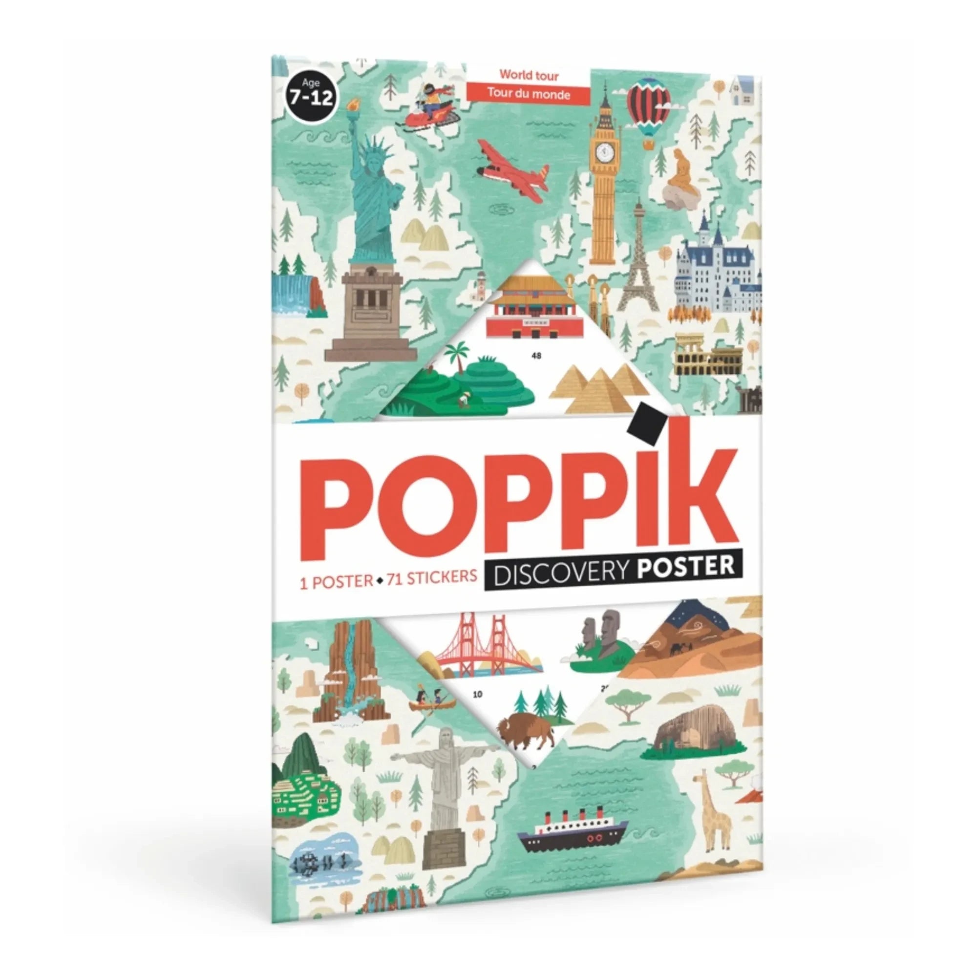 Poppik - World Tour Sticker Poster