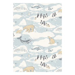 Sleepy Doe - Footed Pajama Ski Organic Cotton | Blue