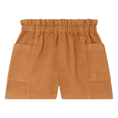 Bonpoint - Nougat Organic Cotton Shorts | Camel