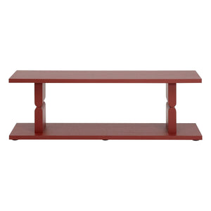 Nobodinoz - Noon painted wooden bookshelf | Red Brown