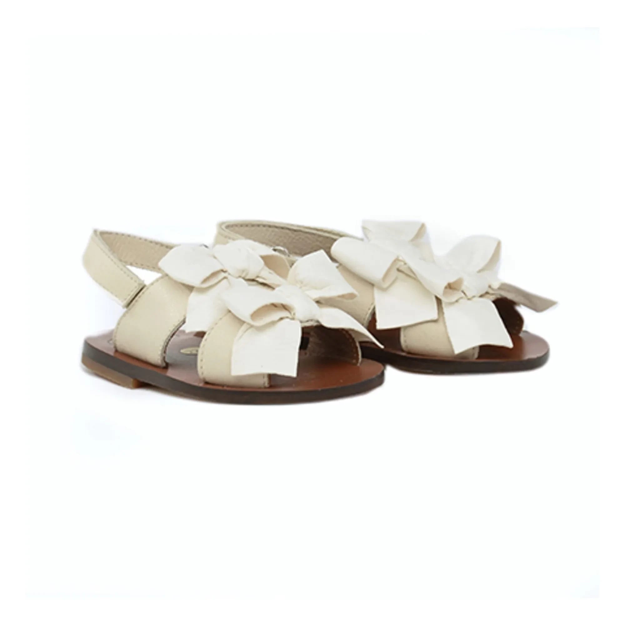 Pèpè - Double Knot Sandals | Ecru