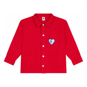 Petit Bateau - Denim Work Jacket | Vermillion