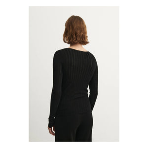 FUB - Pointelle Merino Wool Underwear - Women's Collection | Black