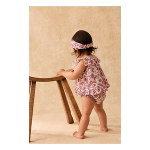 Louise Misha - Inessa Fleurie Organic Cotton Blouse | Cream