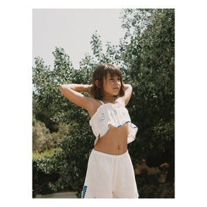 Tinycottons - Swan Top Linen | White