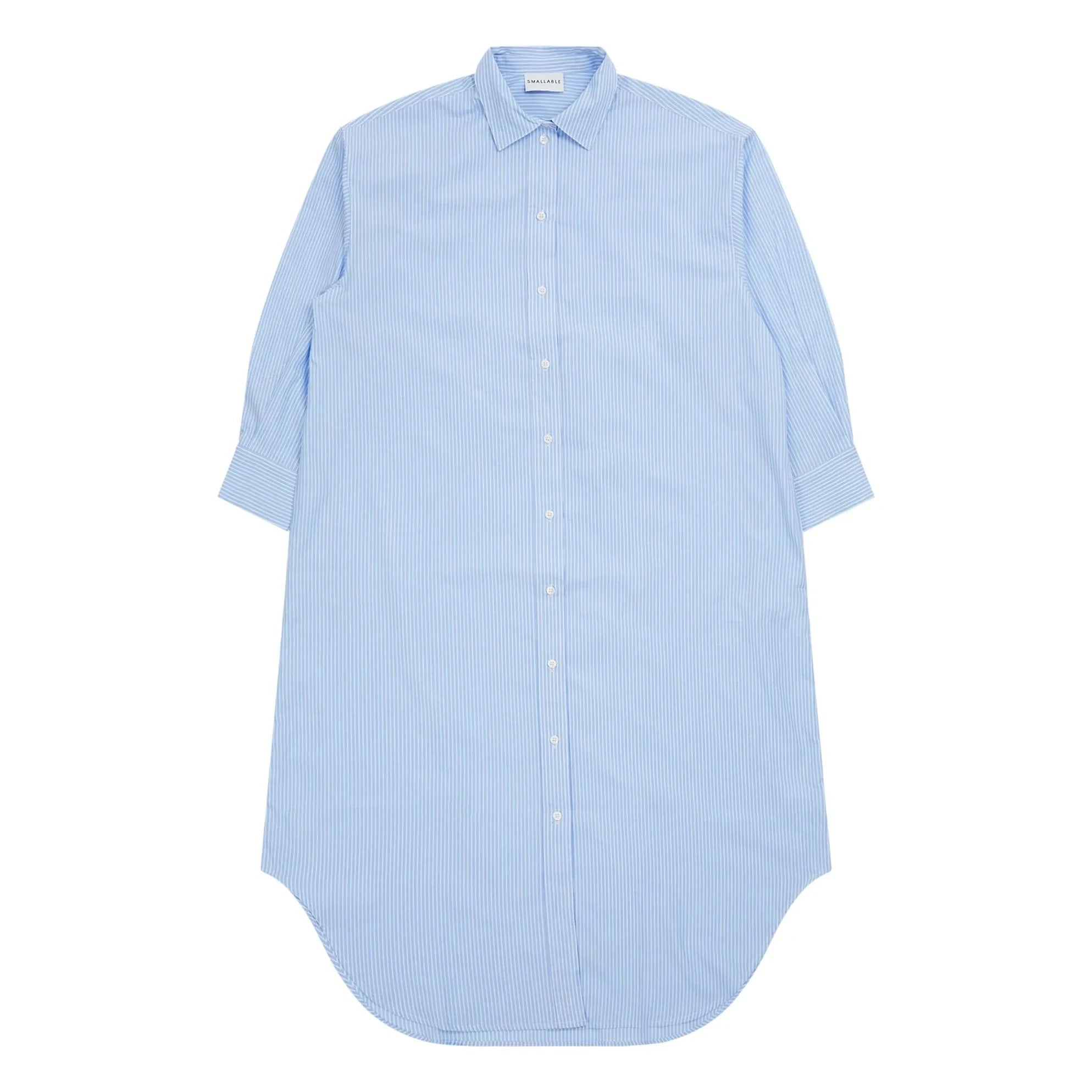 Smallable Woman - Melissa Striped Shirt Dress | Light Blue