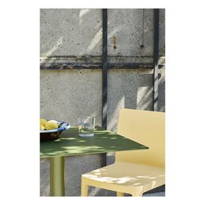 Hay - Palissade Cone Table designed by Ronan and Erwan Bouroullec - 65 x 65 cm | Olive green