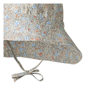 Wheat - Chloe Fleuri Organic Cotton Hat | Light Blue