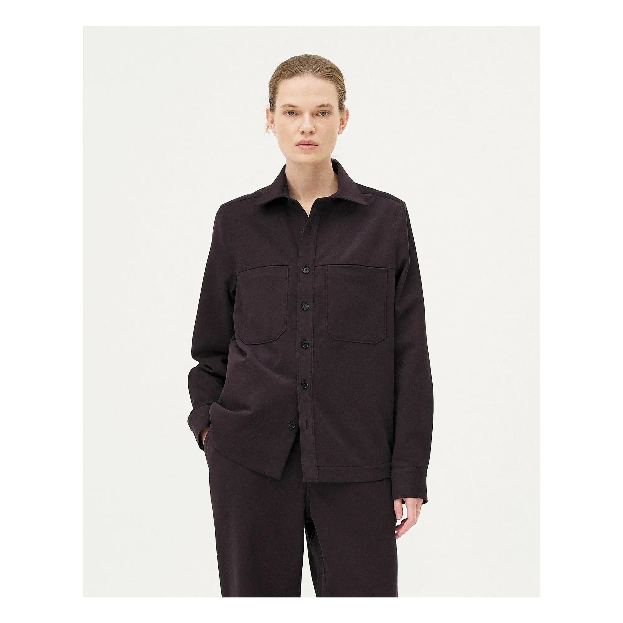 Noyoco - Ottawa Organic Cotton Overshirt | Dark Gray