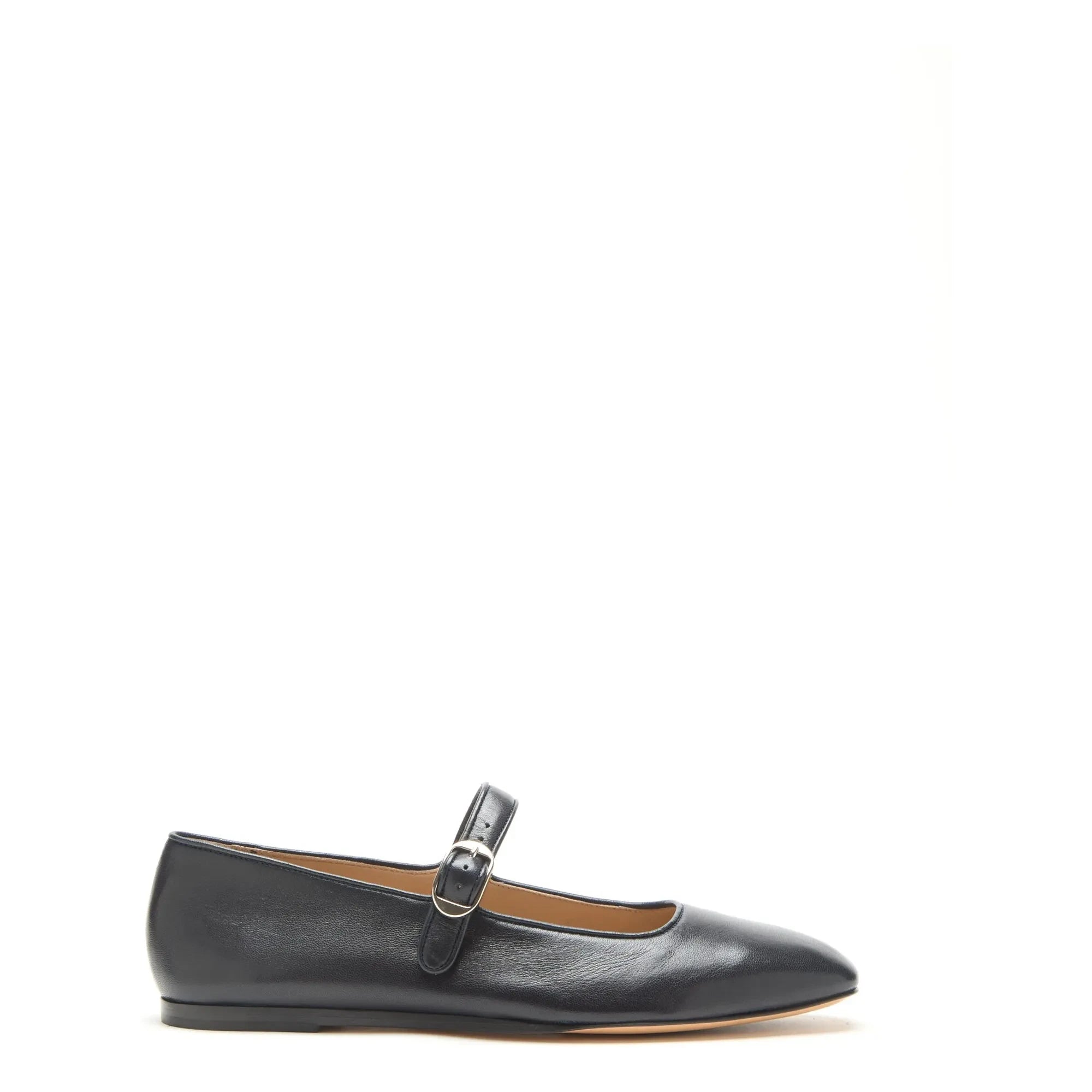 Le Monde Beryl - Black Mary Jane Leather Flats