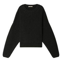 Sessùn - Kanso Wool Ribbed Sweater | Dark Green