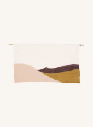 Muskhane - Valley Felt Wall Hanging | Powder Pink