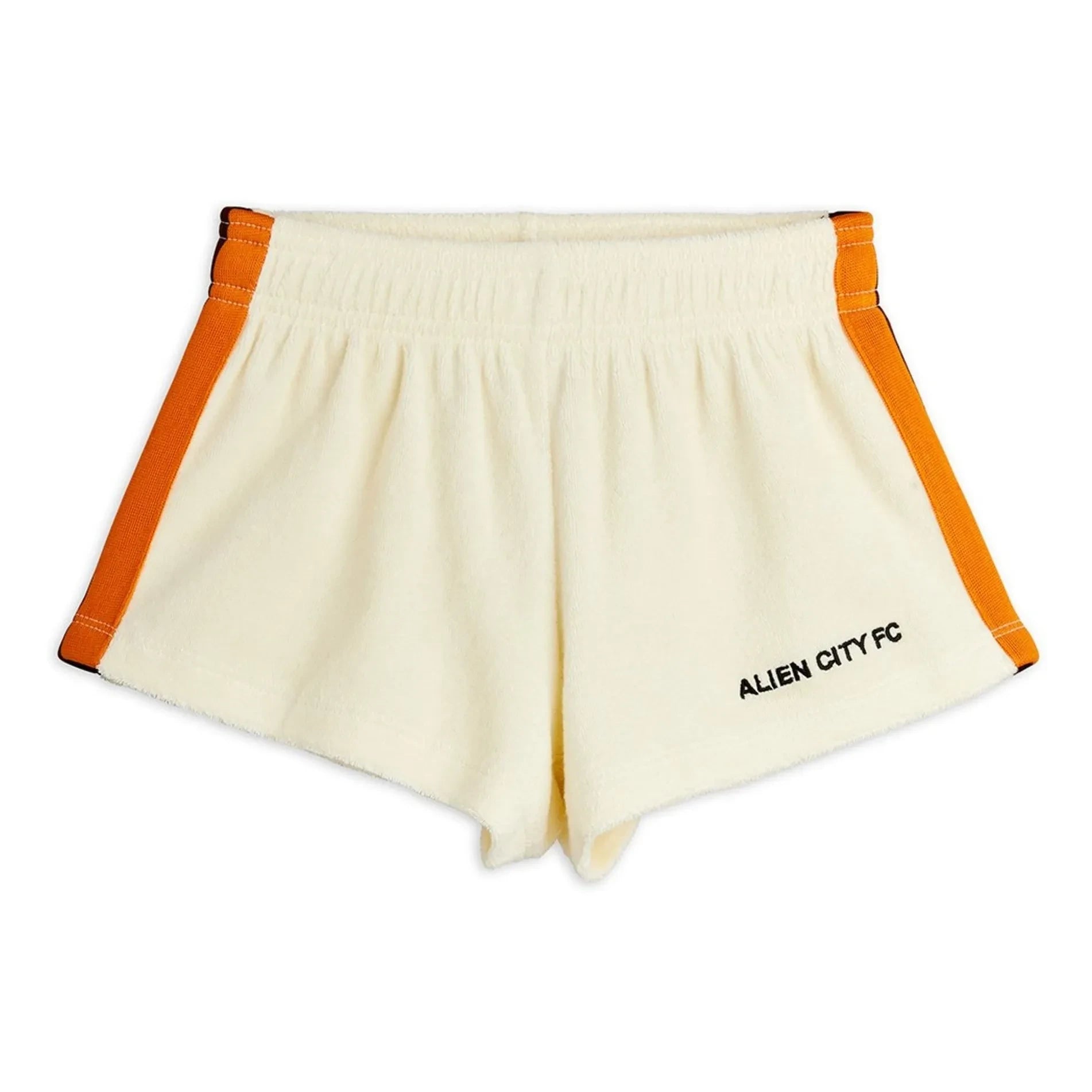 Mini Rodini - Alien City Organic Cotton Terry Shorts | Ecru