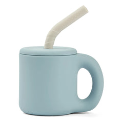 Liewood - Jenna Silicone Straw Cup | Light Blue