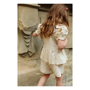 Konges Sløjd - Organic Cotton Lace Shorts | Ecru