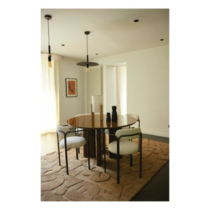 Gabrielle Paris - Joe Round Dining Table | Caramel