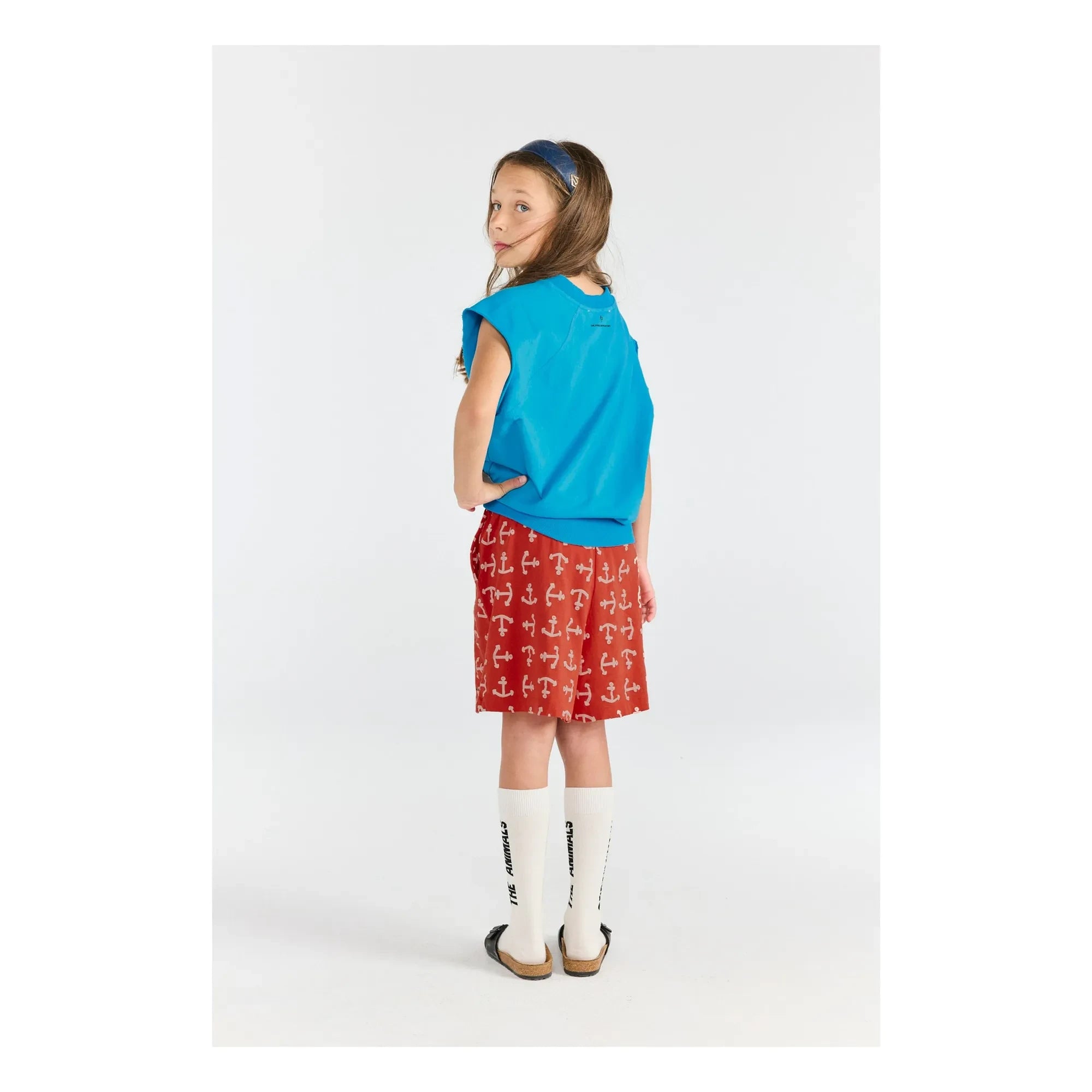 The Animals Observatory - Organic Cotton Mole Anchor Shorts | Red