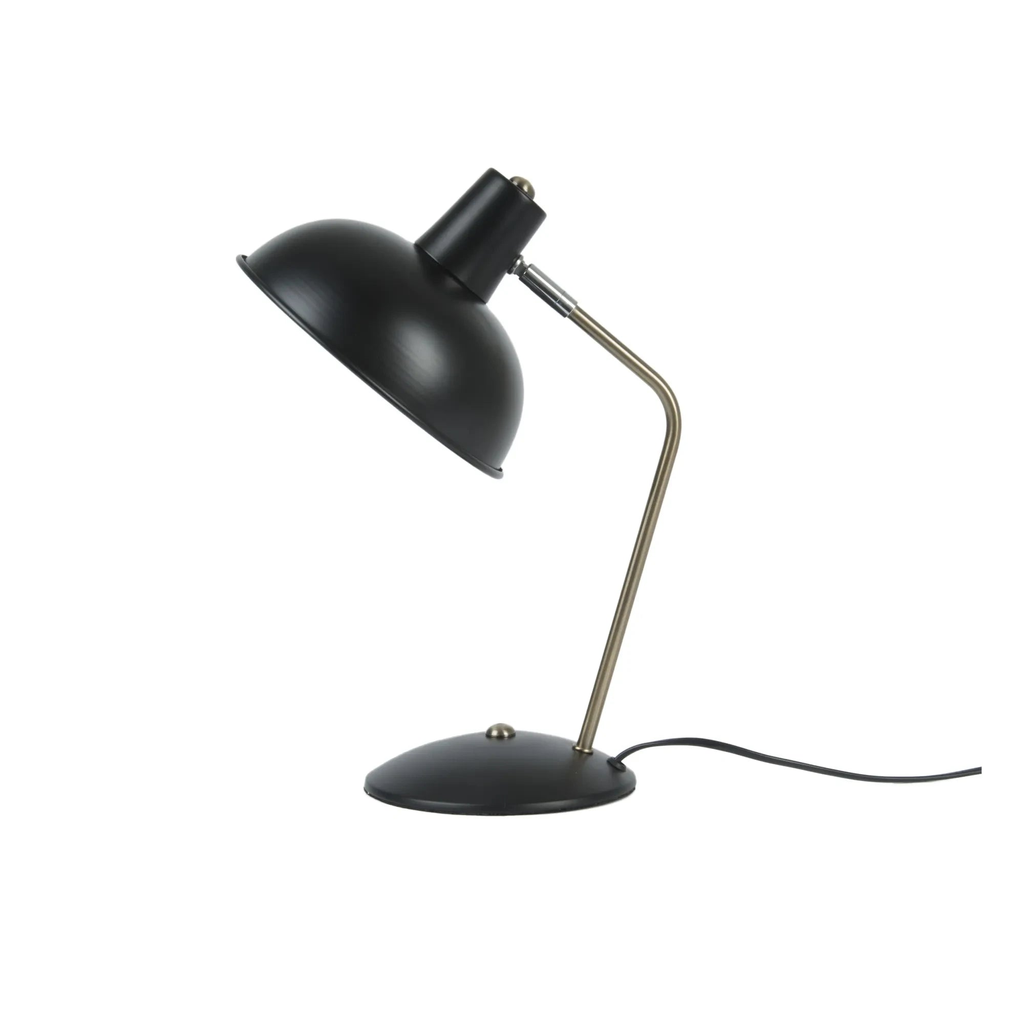 Present Time - Hooded Table Lamp | Black