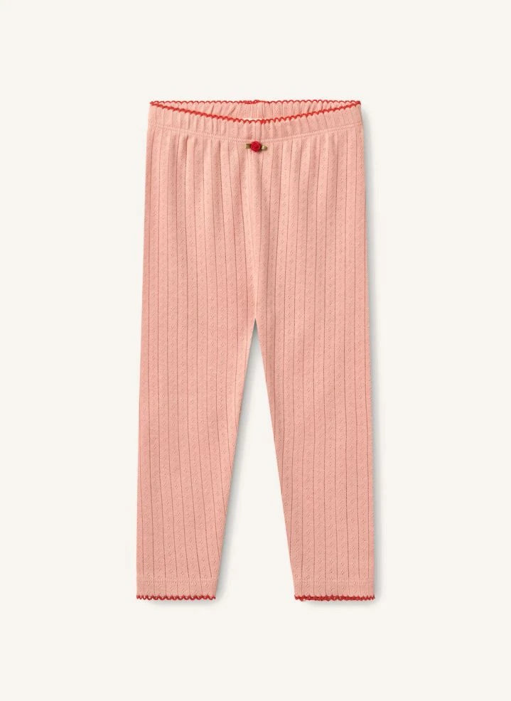 Flöss - Liva Pointelle Leggings | Light Pink