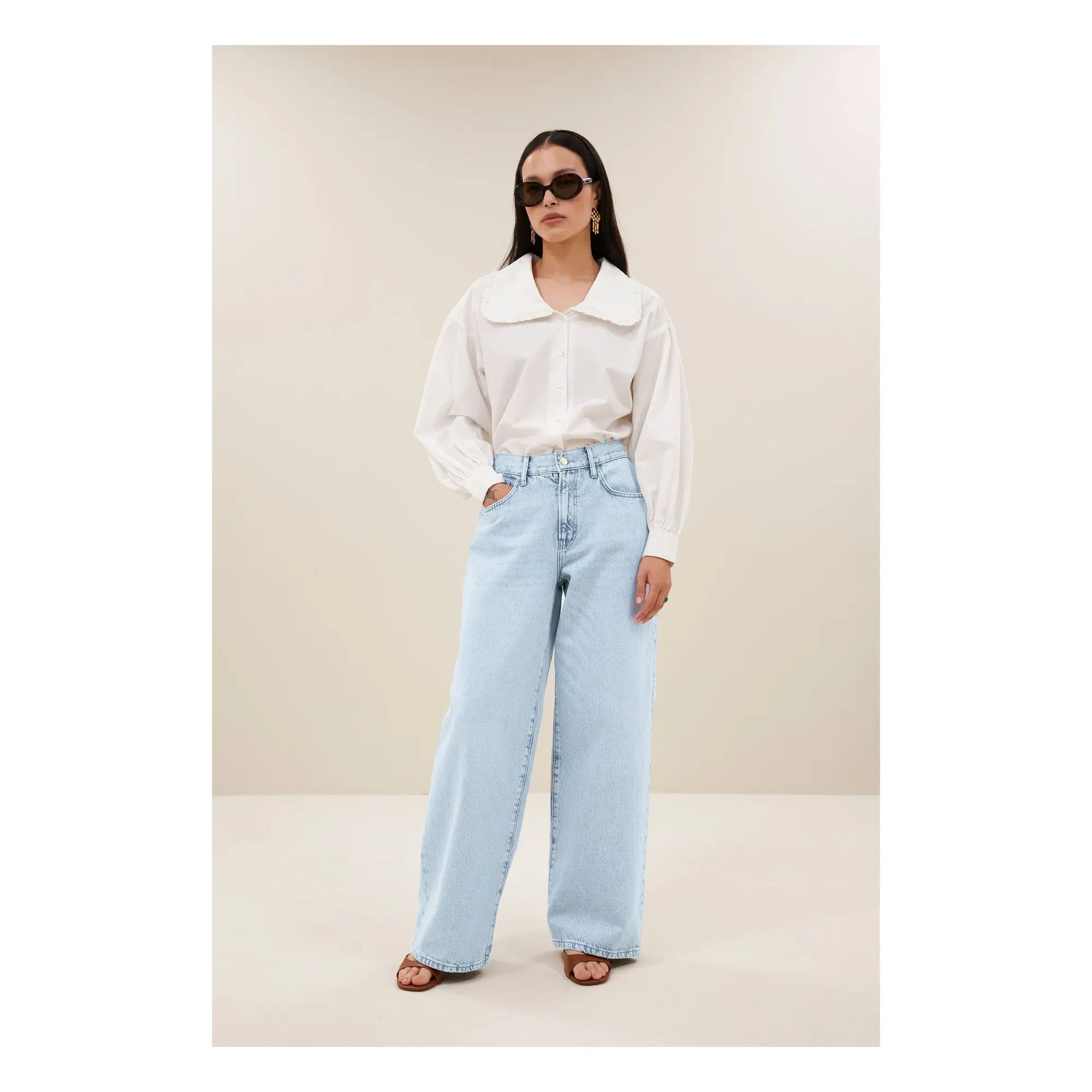 By Bar - Lilo Organic Cotton Jeans | Denim Blue