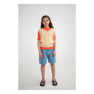 Repose AMS - Organic Cotton Denim Bermuda Shorts | Blue