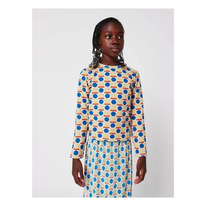 Bobo Choses - Geometric Organic Cotton T-Shirt | Ecru