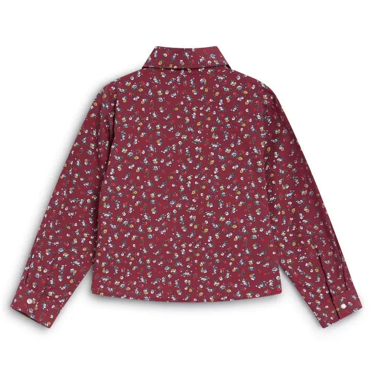the new society - Bordeaux Bloom Shirt