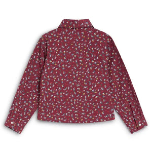 the new society - Bordeaux Bloom Shirt