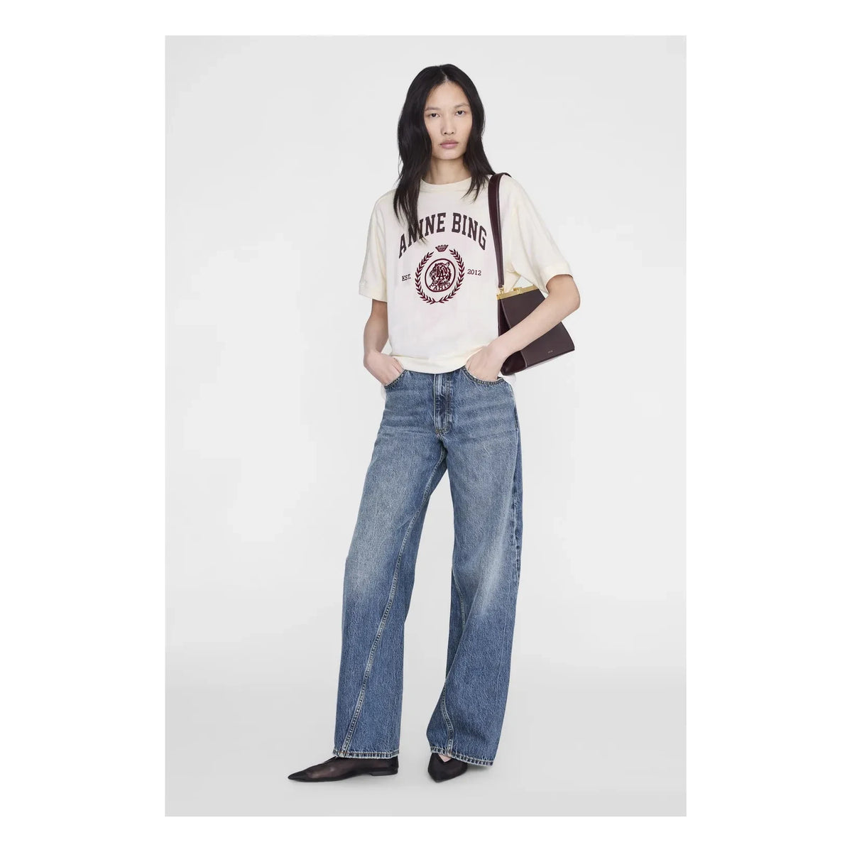 Anine Bing - Jaylin Tee | Ecru