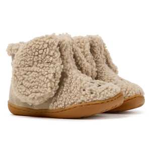 Camper - Twins Rabbit Sherpa Shoes & Boots | Beige