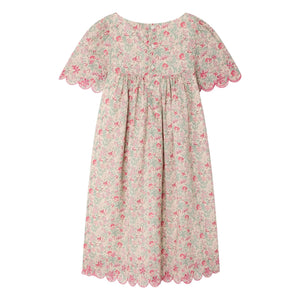 Bonpoint - Lysiane Fleurie Organic Cotton Ruffle Dress | Pink