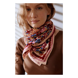 Apaches - Large Floral Latika Shawl | Pink
