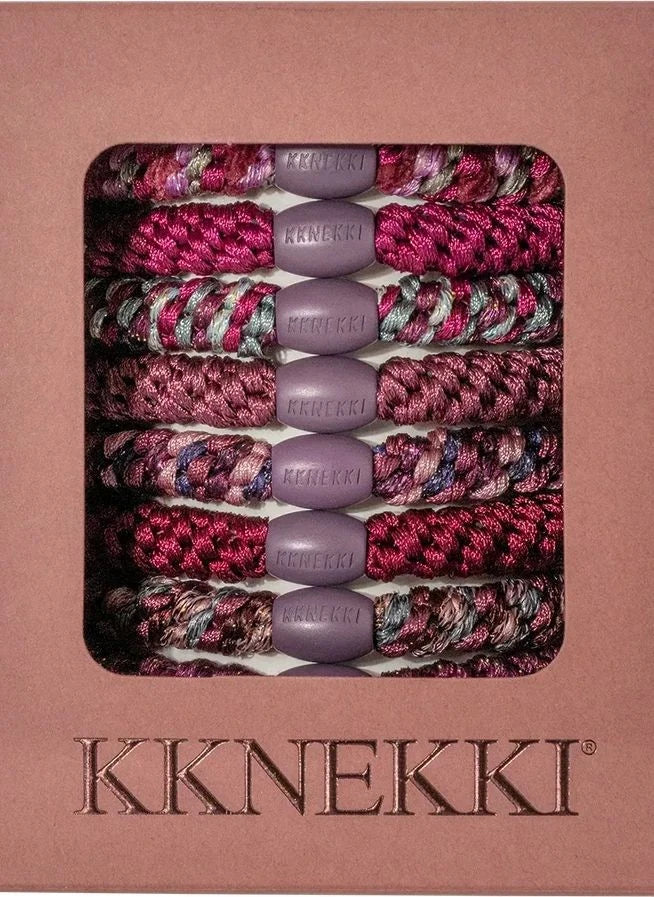 Bon Dep - 8-piece Kknekki Plum Edition Hair Clip Set | Purple