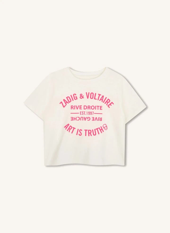 Zadig & Voltaire - Art Is Truth Logo Sweat Organic Cotton | Pink