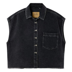 American Vintage - Yopday-B Pamuk Kolsuz Ceket | Siyah