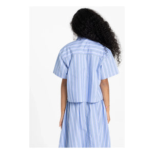 Finger in the Nose - Harper Striped Shirt | Steel